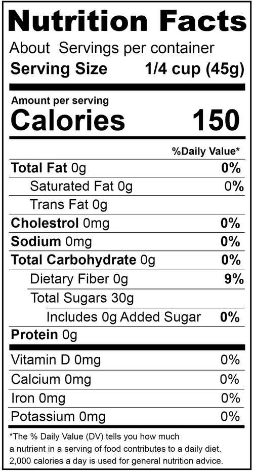 Date Sugar, Granulated, Organic, Other Sweeteners - Country Life Natural Foods
