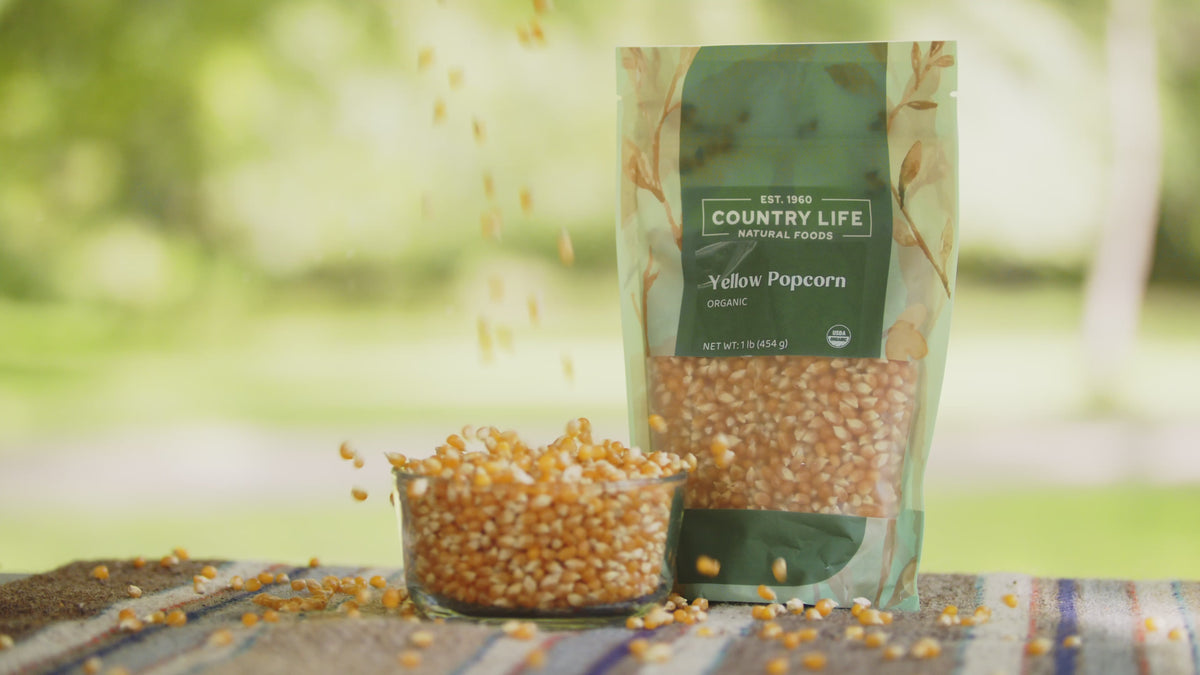 Popcorn, Yellow, Organic