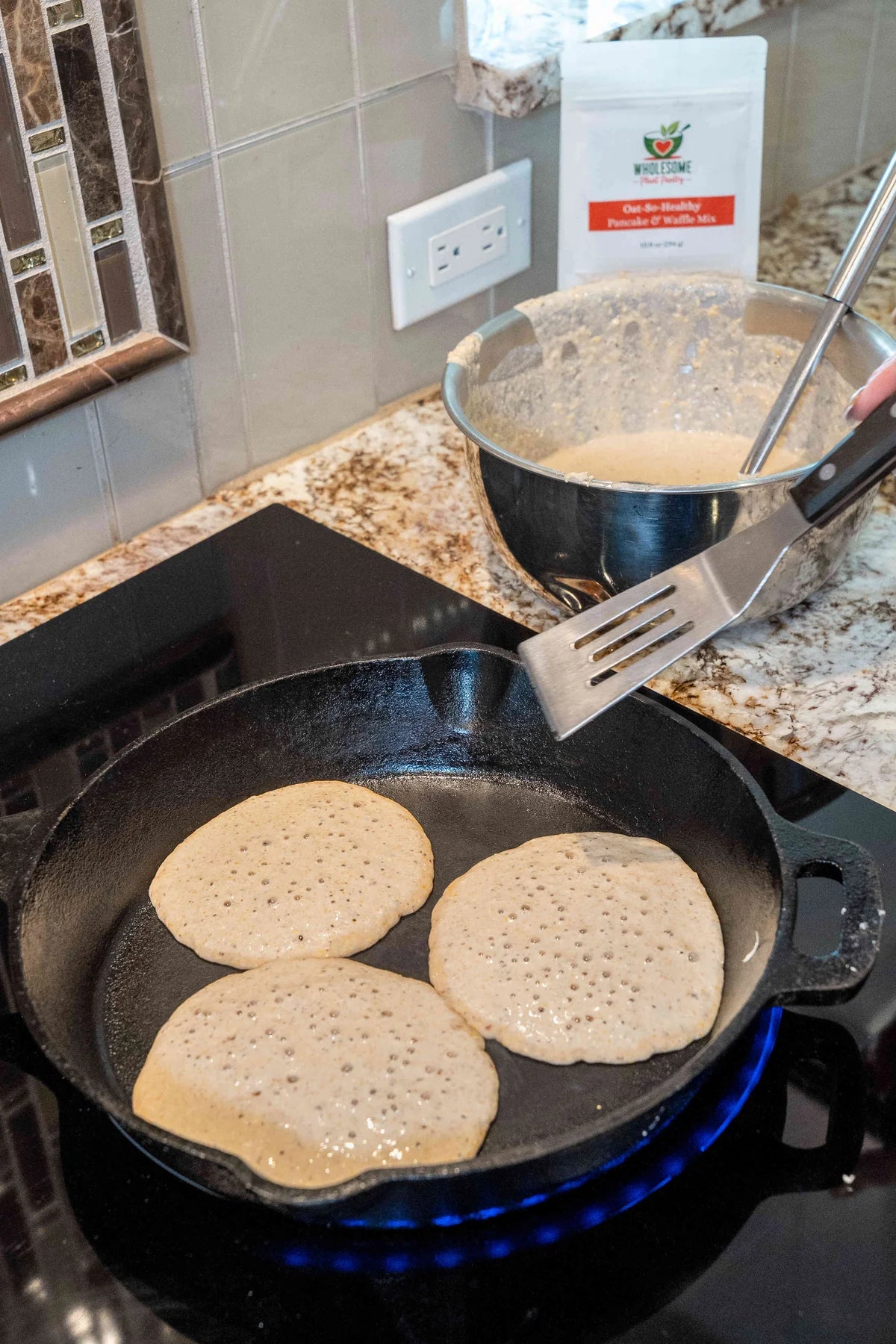 Oat-So-Healthy Pancake and Waffle Mix, Cooking & Baking Ingredients - Country Life Natural Foods