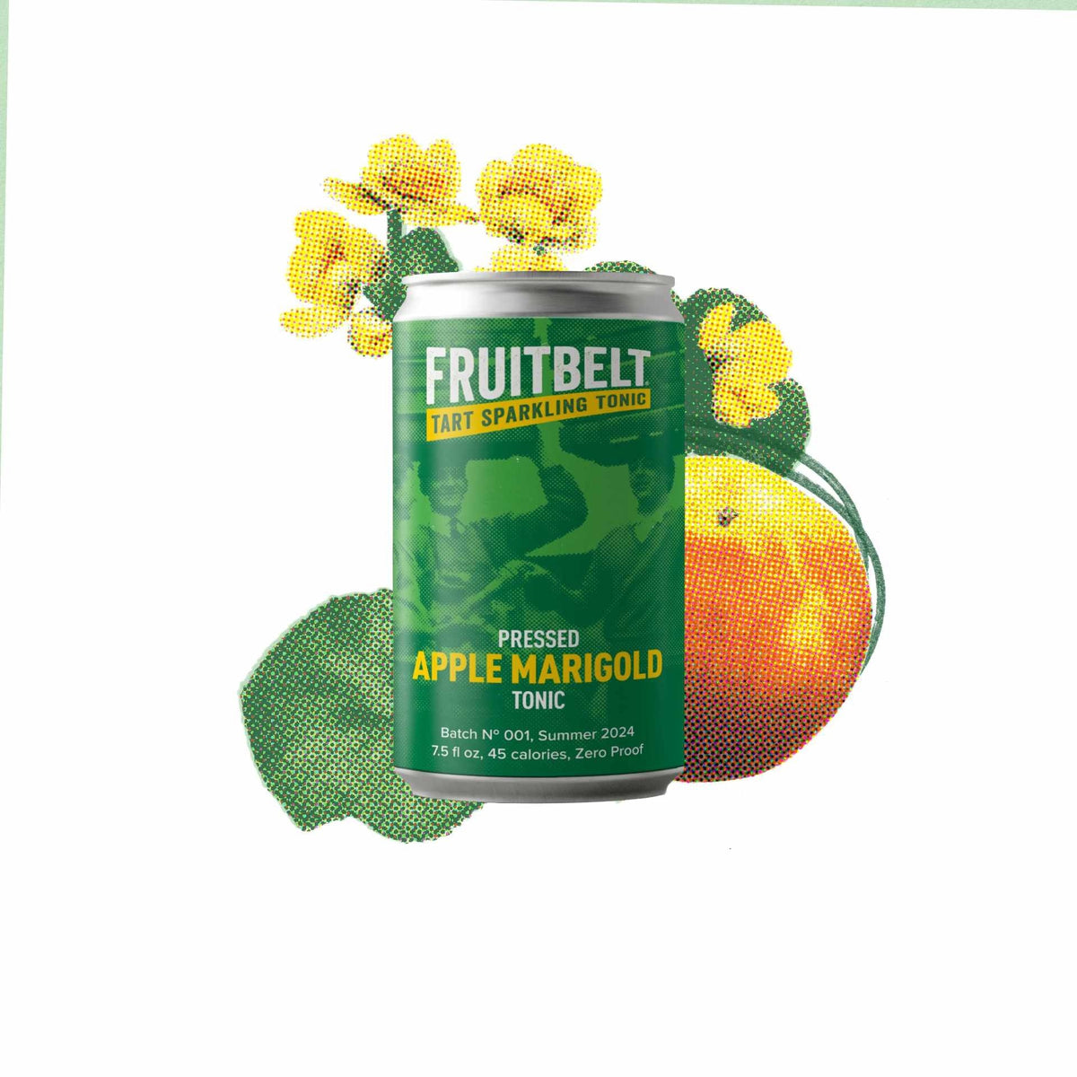 Sparkling Tonic, Apple Marigold, Fruitbelt, 4-Pack, Juice - Country Life Natural Foods