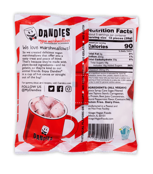 Marshmallows, Dandies, Vegan, Peppermint (Mini) (2-Pack), Candy - Country Life Natural Foods