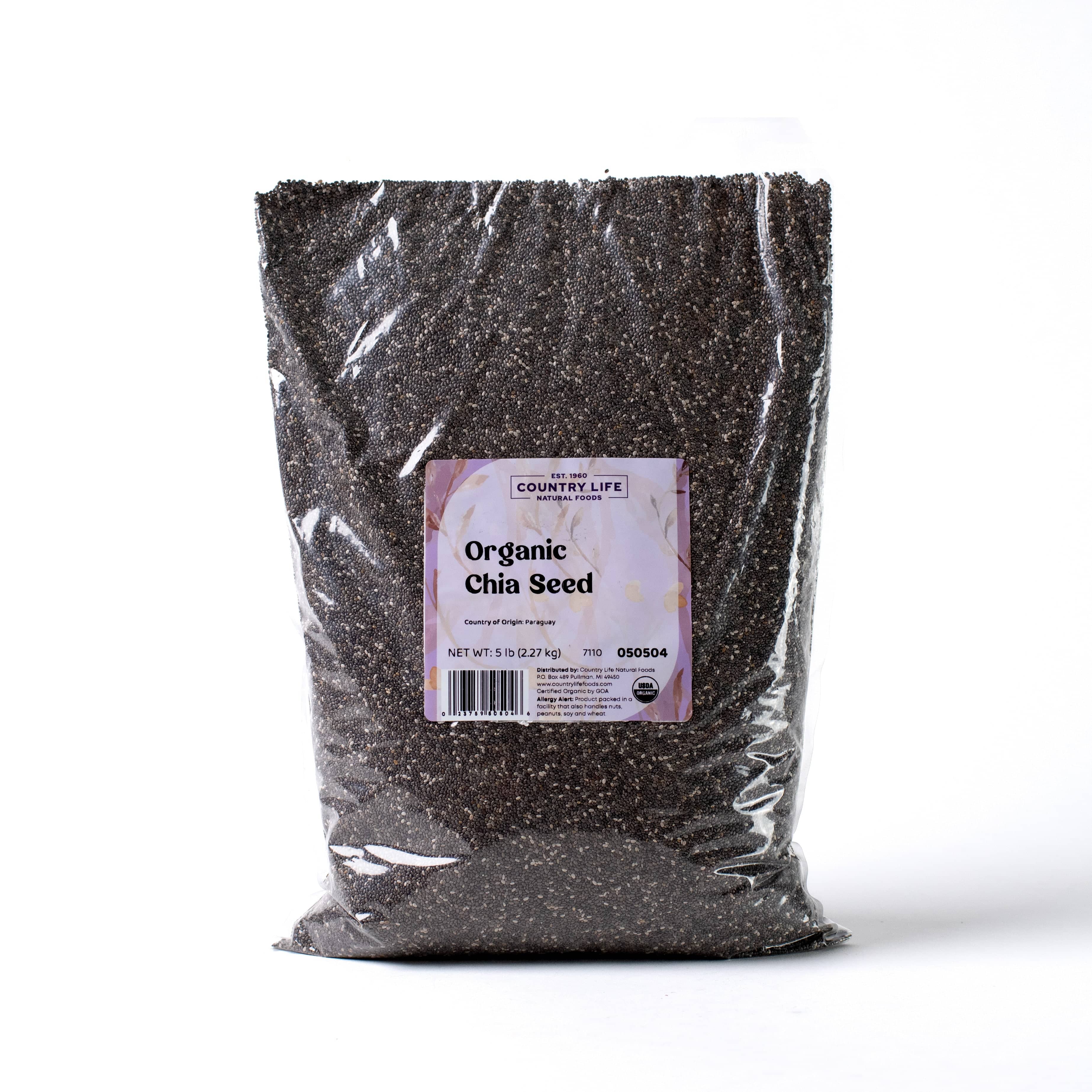 Chia Seeds, Organic, Seeds - Country Life Natural Foods