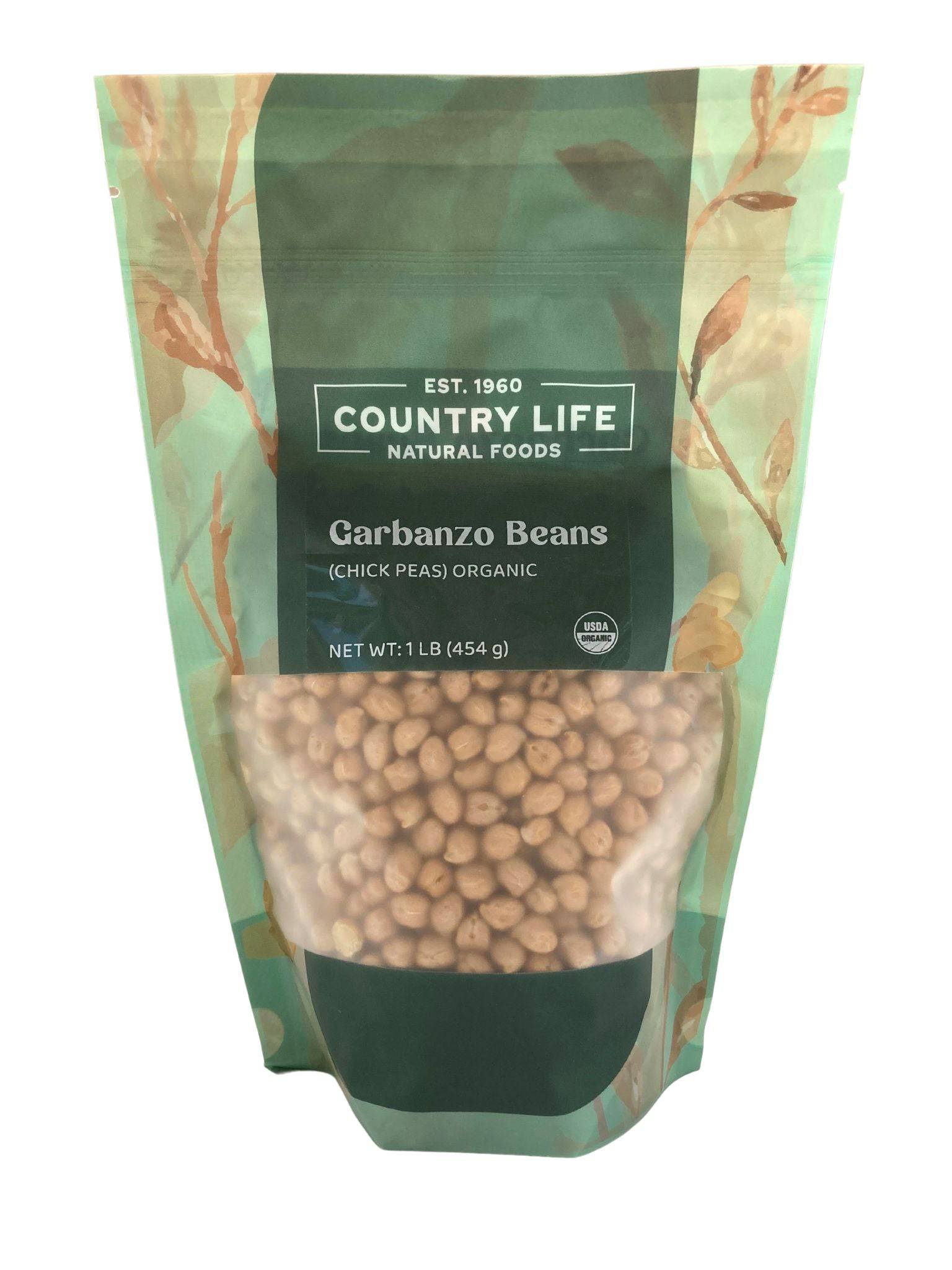Garbanzo Beans (Chickpeas), Organic, Beans - Country Life Natural Foods