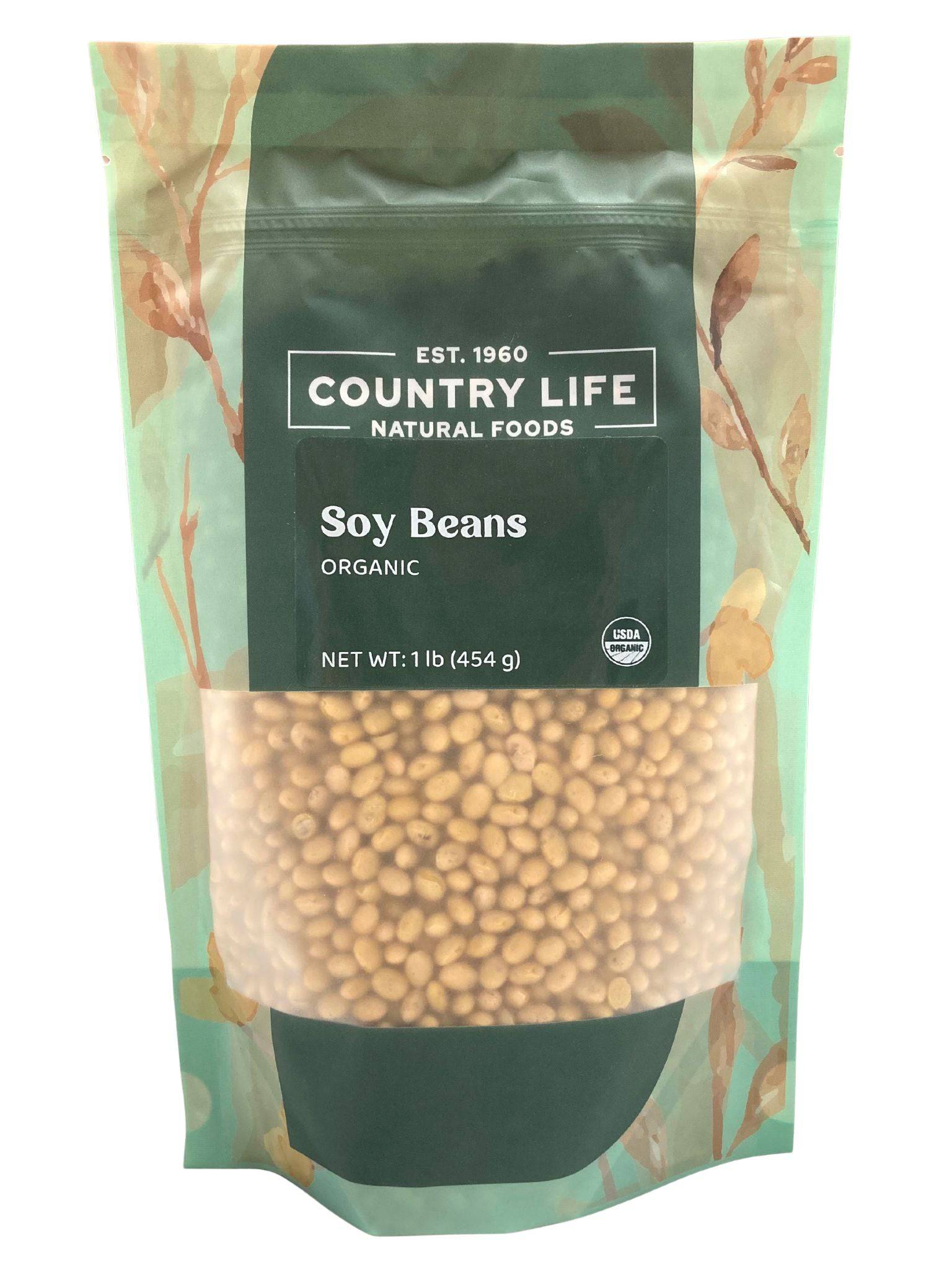 Soy Beans, Organic, Beans - Country Life Natural Foods