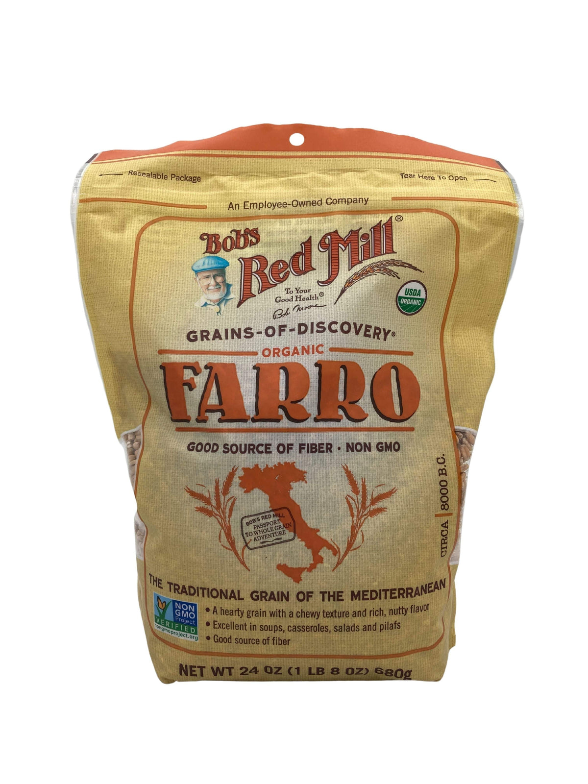 Farro Grain, Organic, Bob's Red Mill, Grains - Country Life Natural Foods