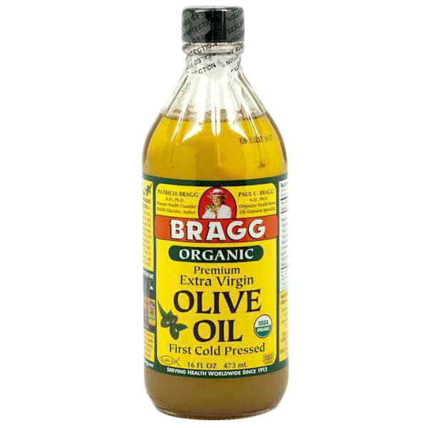 Olive Oil, Extra Virgin, Organic, Braggs, Oil & Vinegar - Country Life Natural Foods