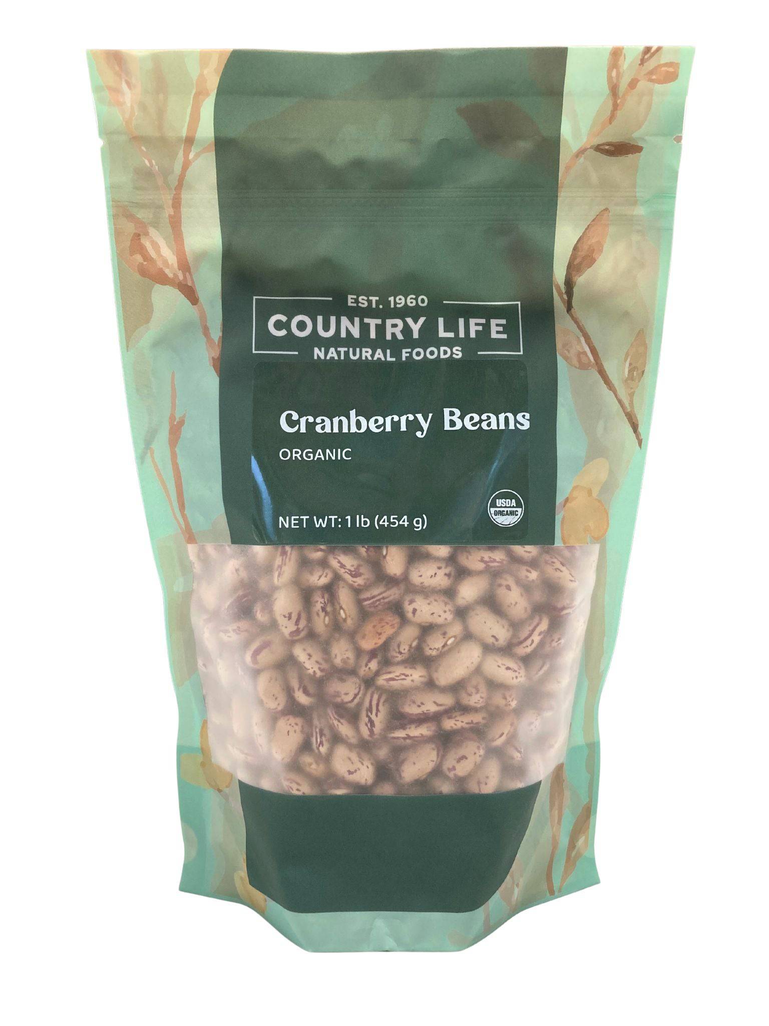 Cranberry Beans, Organic, Beans - Country Life Natural Foods