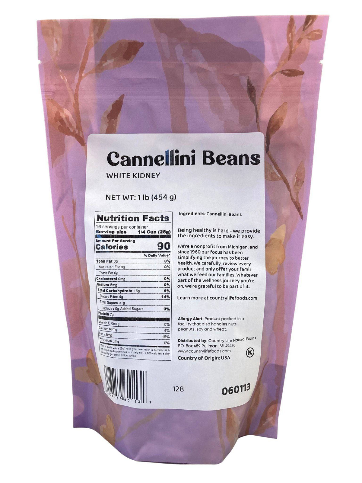 Cannellini Beans, White Kidney, Beans - Country Life Natural Foods