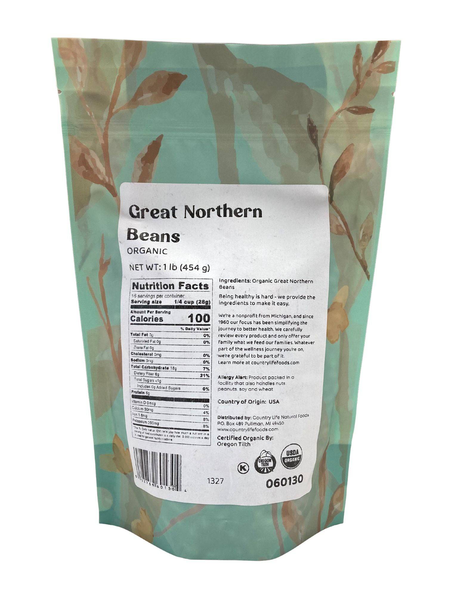 Great Northern Beans, Organic, Beans - Country Life Natural Foods