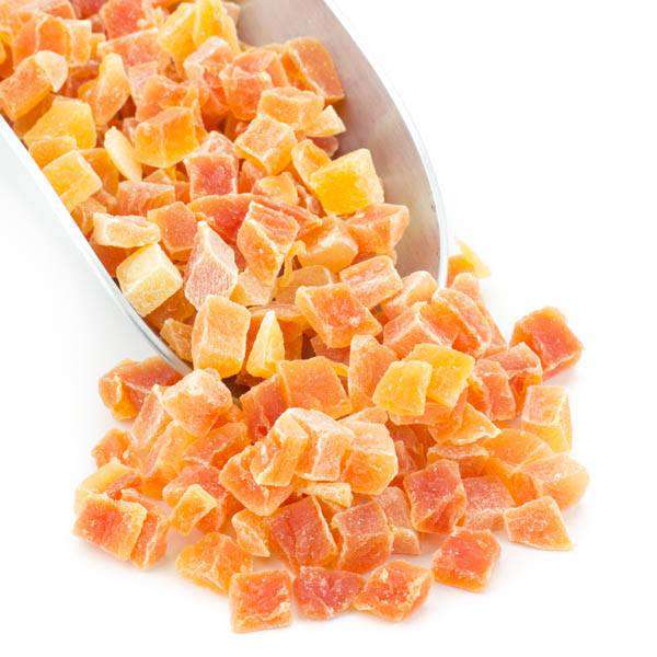 Papaya Dices, Low Sugar, Dried Fruit - Country Life Natural Foods