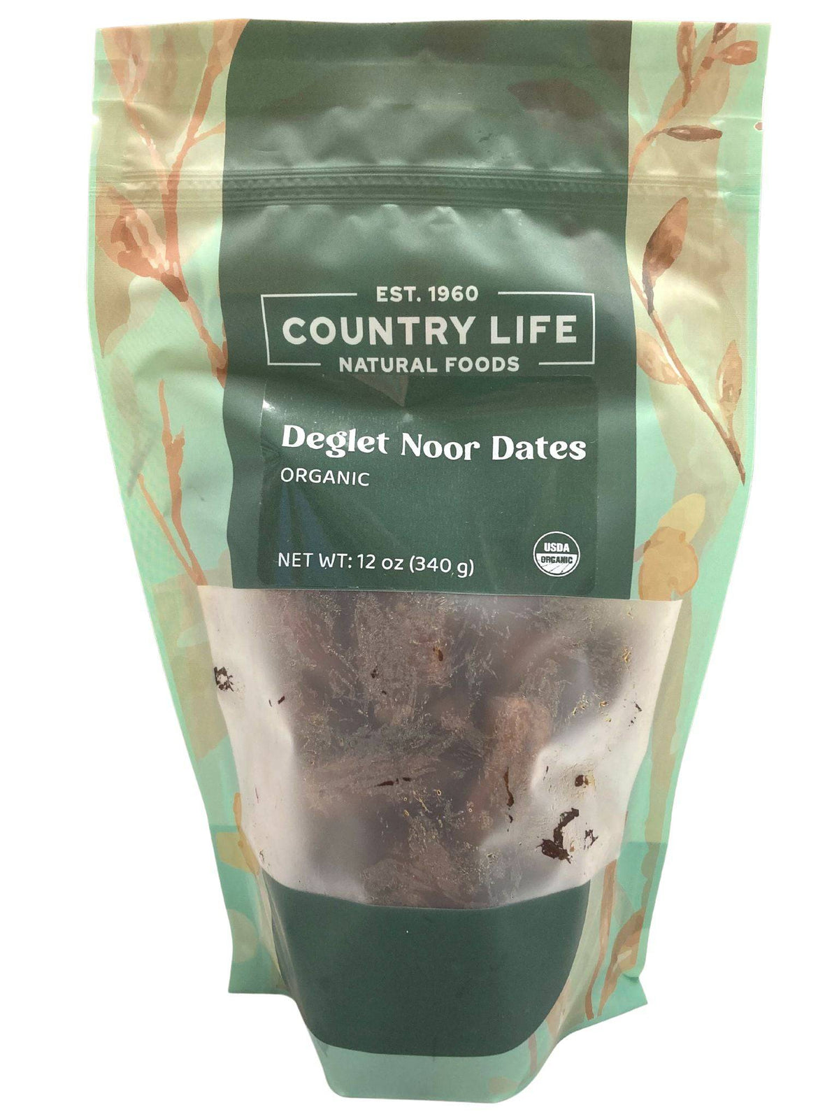 Dates, Deglet Noor, Pitted, Organic, Dried Fruit - Country Life Natural Foods