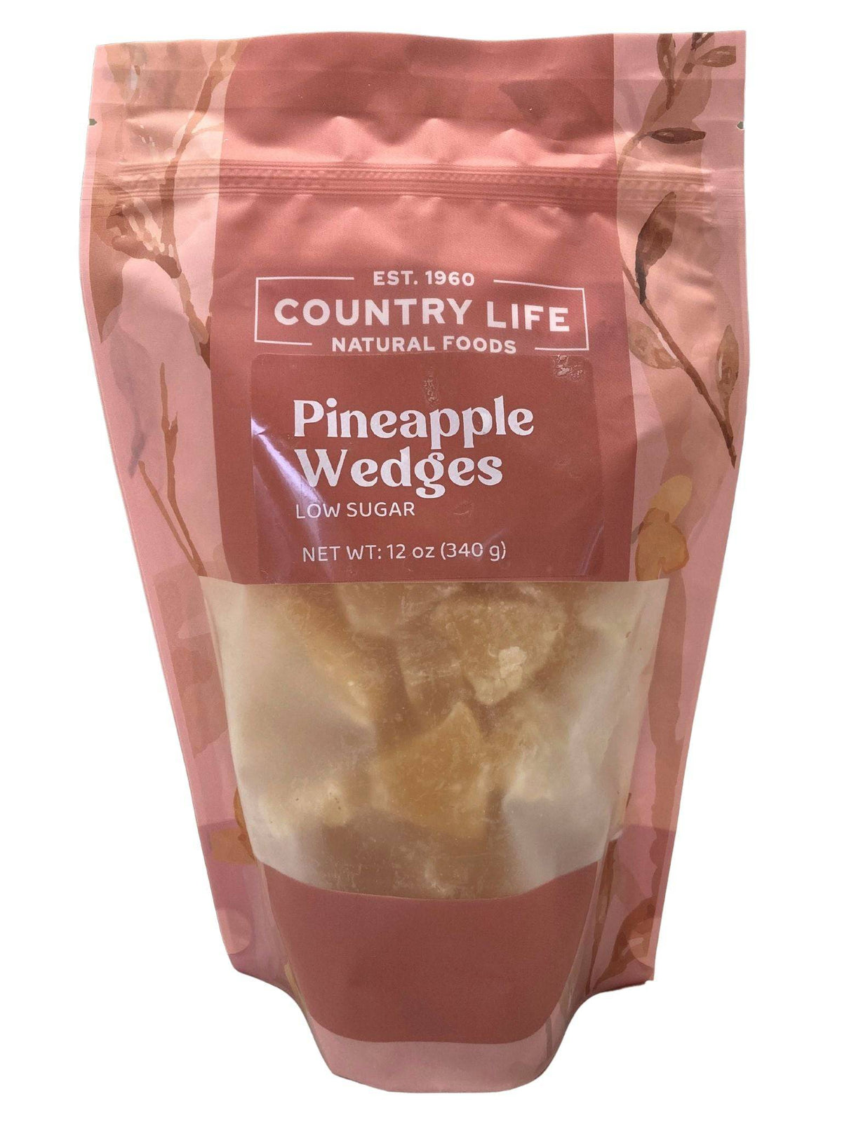 Pineapple Wedges & Tidbits, Low Sugar, Imported, Dried Fruit - Country Life Natural Foods