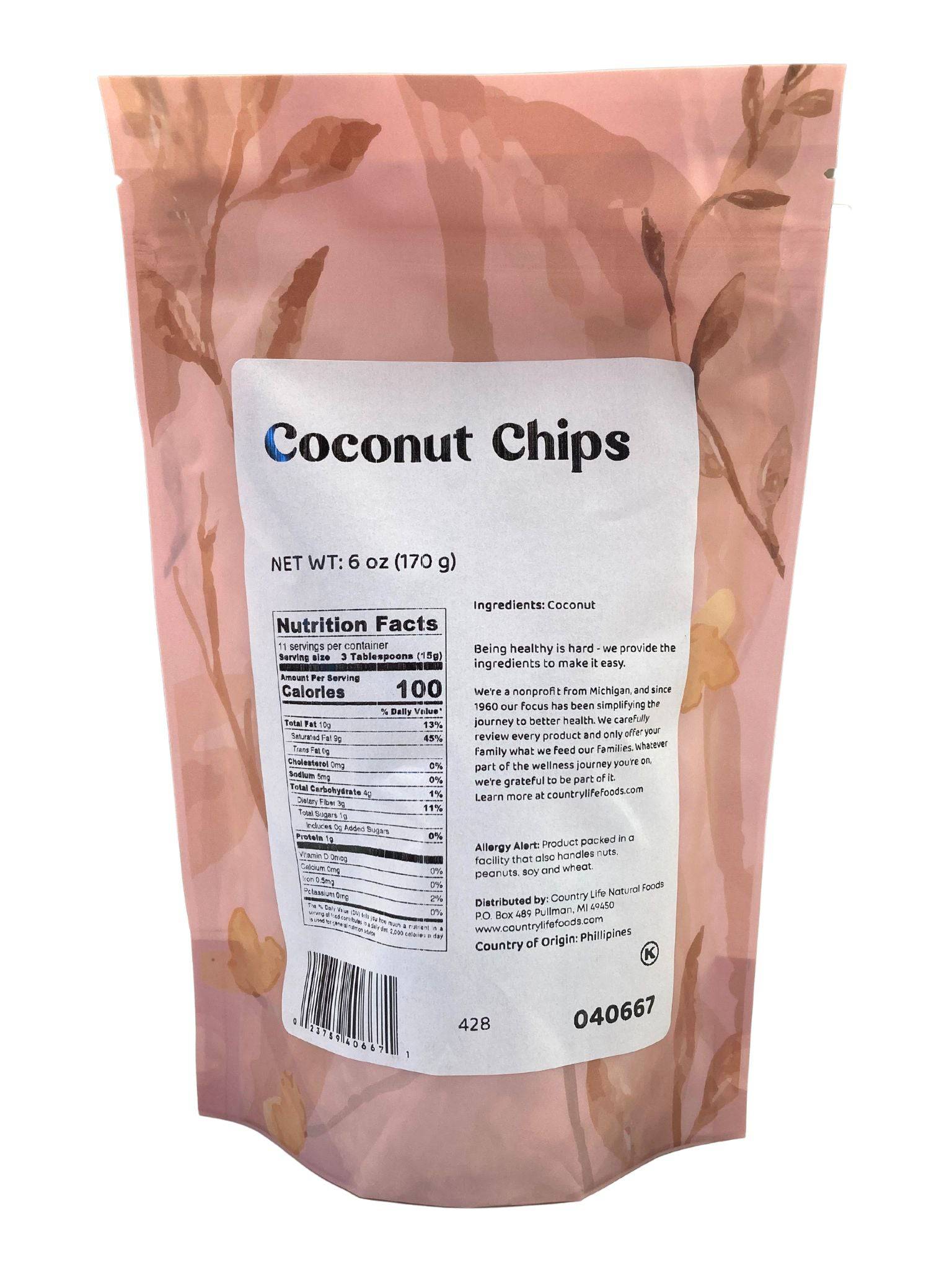 Coconut Chips, Dried Fruit - Country Life Natural Foods