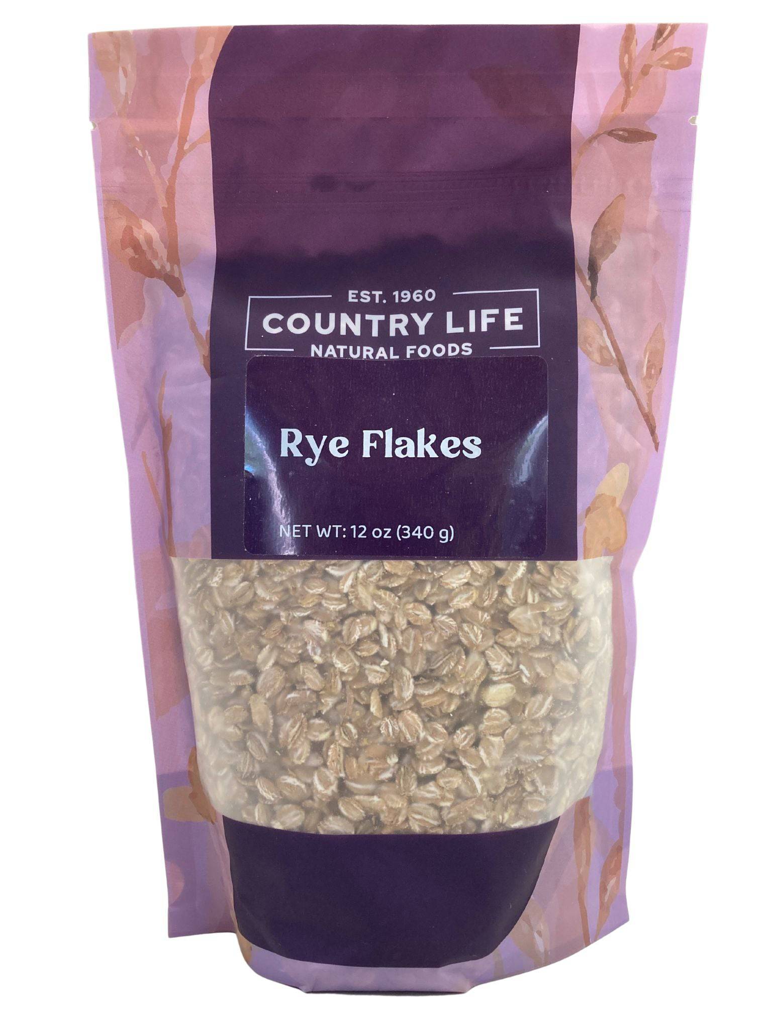 Rye, Rolled Flakes, Flaked Grains - Country Life Natural Foods