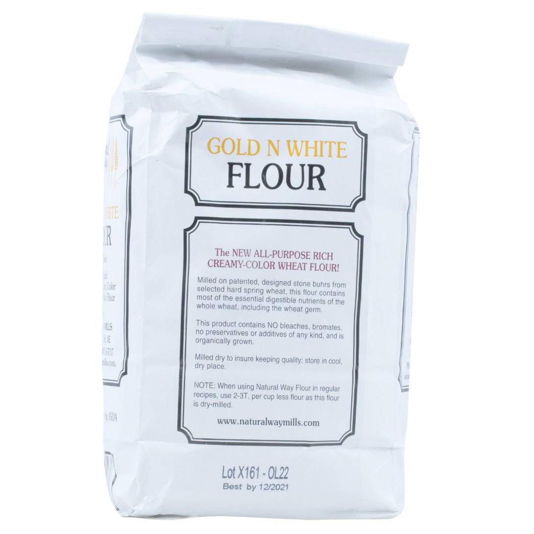 Gold N White Flour, with Germ, Organic, Flour - Country Life Natural Foods
