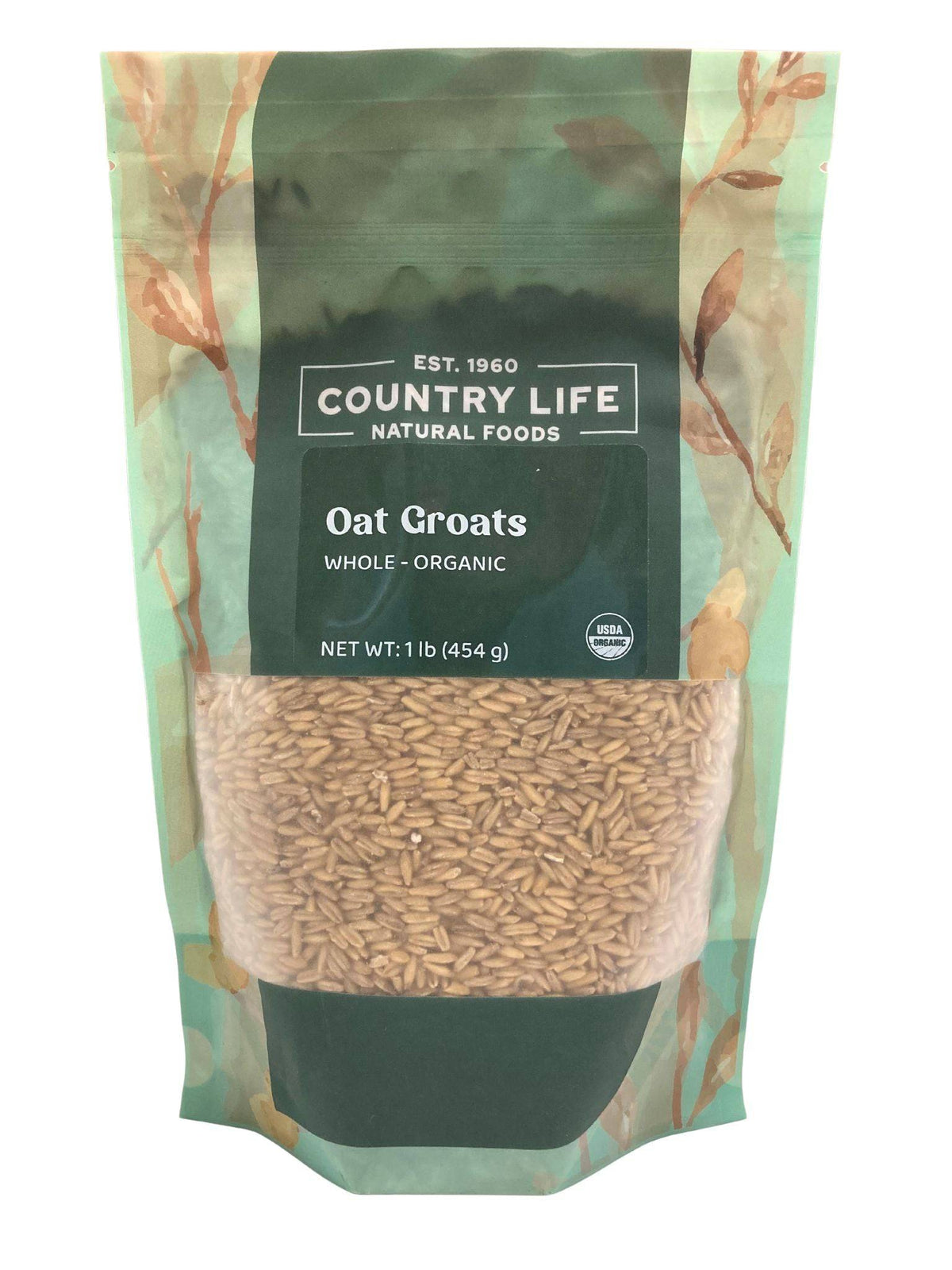 Oat Groats, Whole, Organic, Oats - Country Life Natural Foods