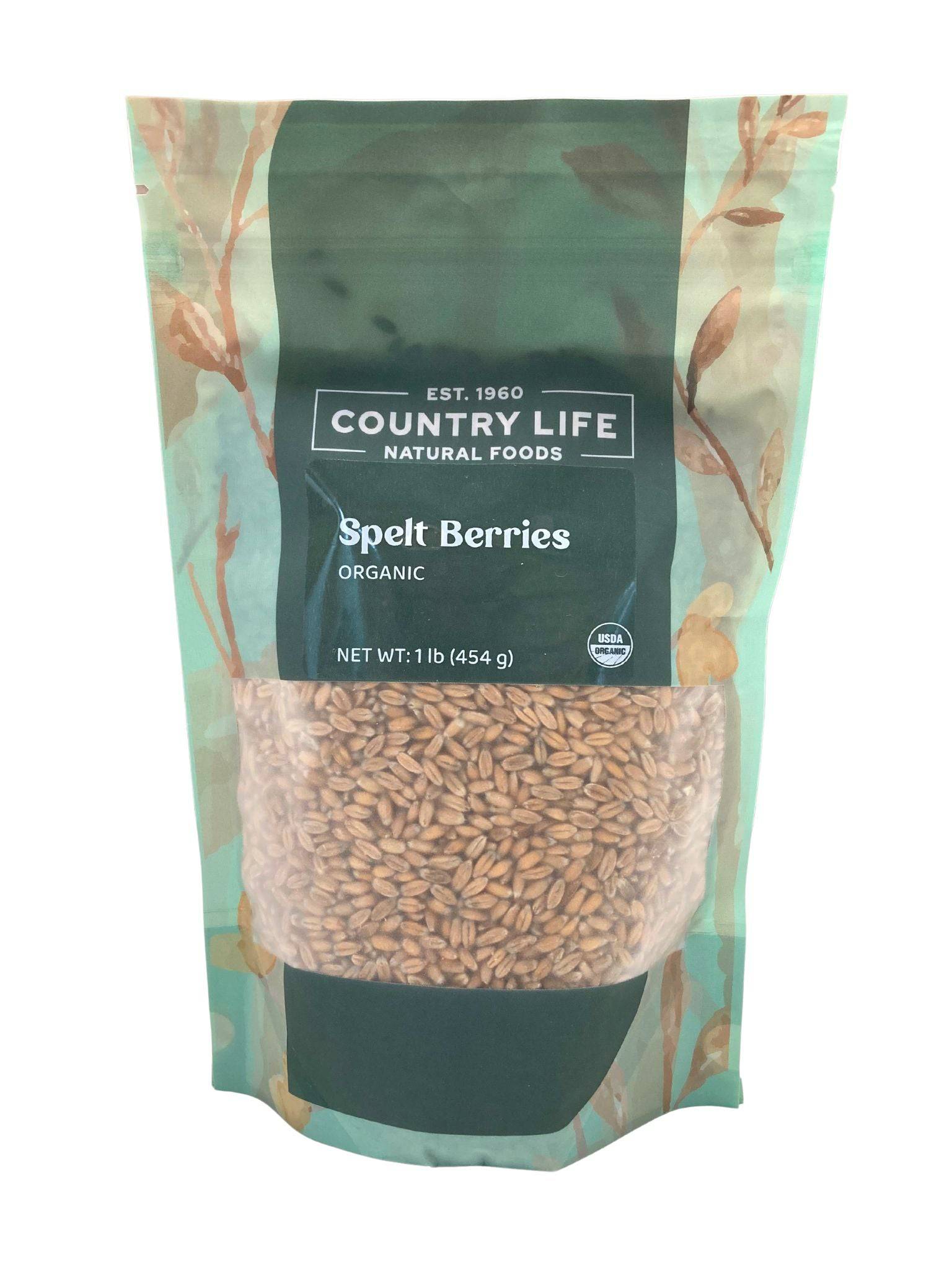 Spelt Berries, Organic, Grains - Country Life Natural Foods