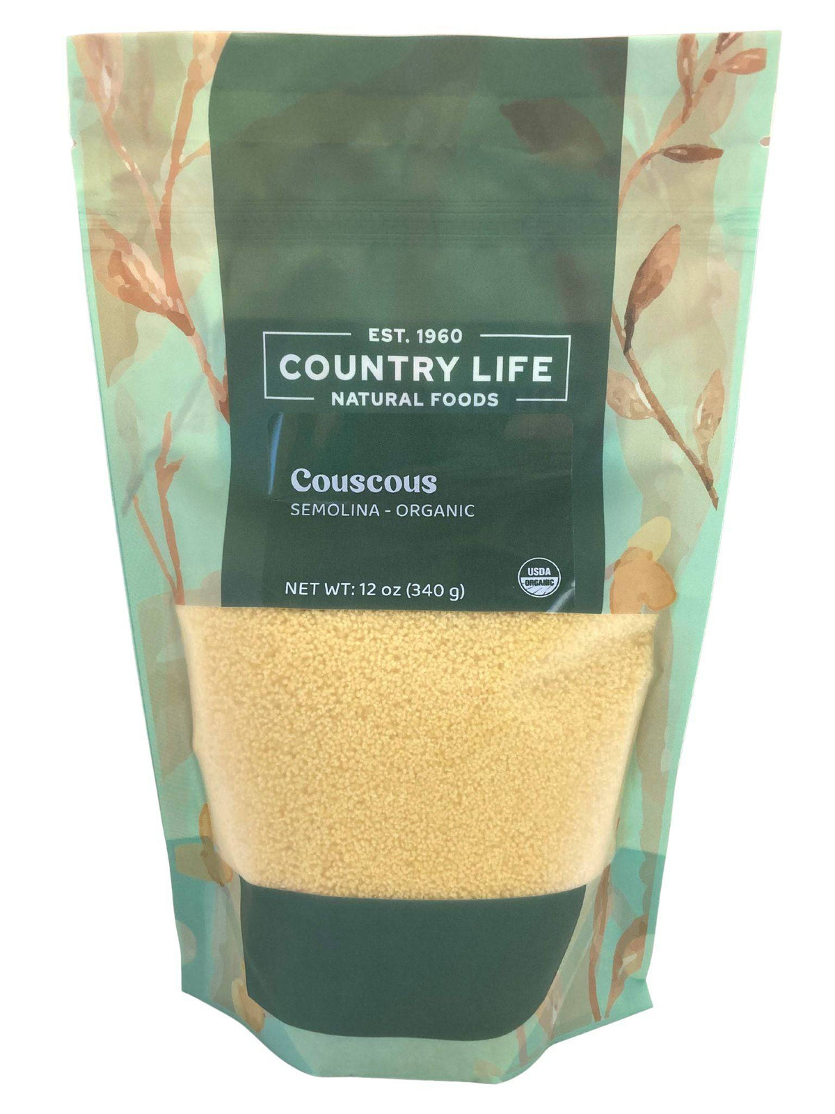 Couscous, Semolina, Organic, Grains - Country Life Natural Foods