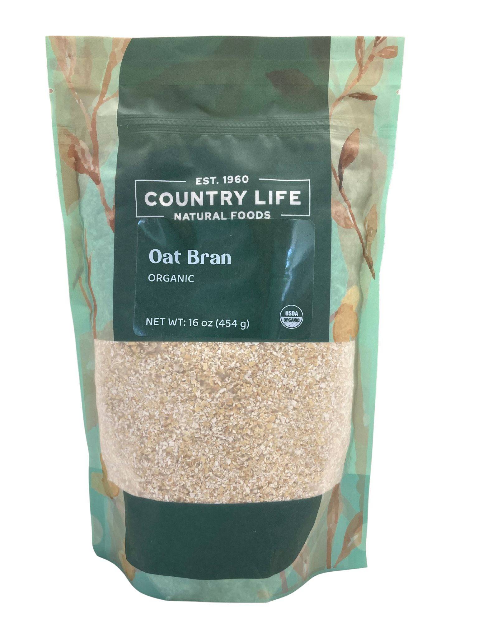 Oat Bran, Organic, Oats - Country Life Natural Foods