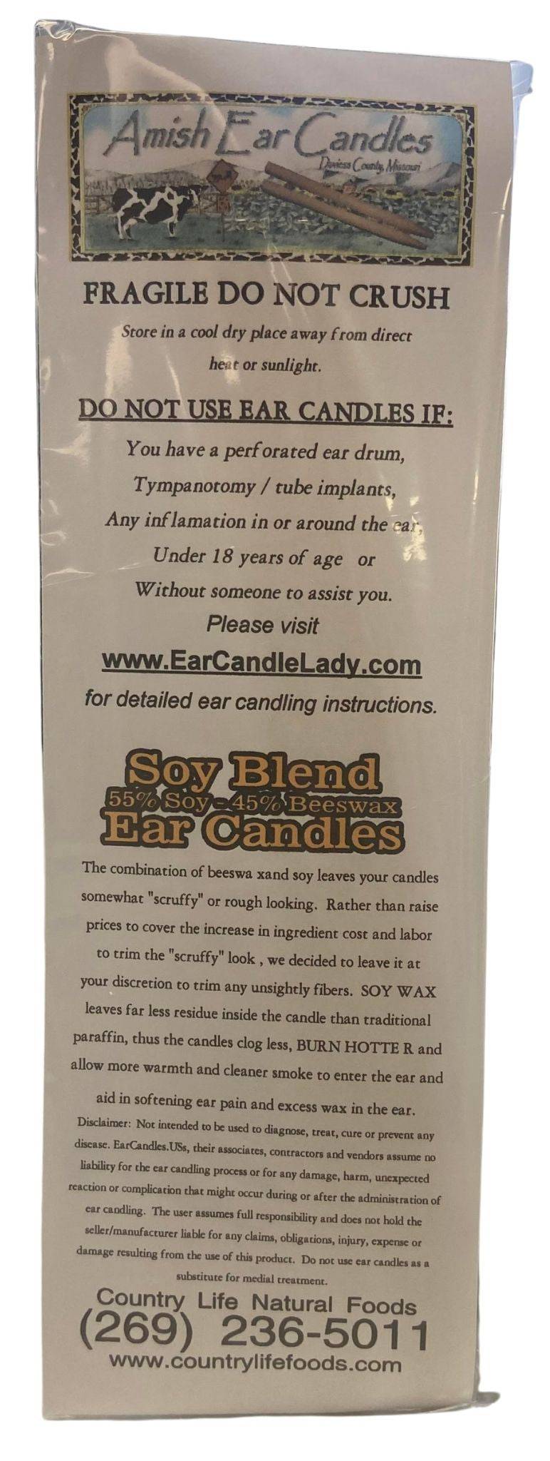 Ear Candle, Two Pack, Health & Beauty - Country Life Natural Foods