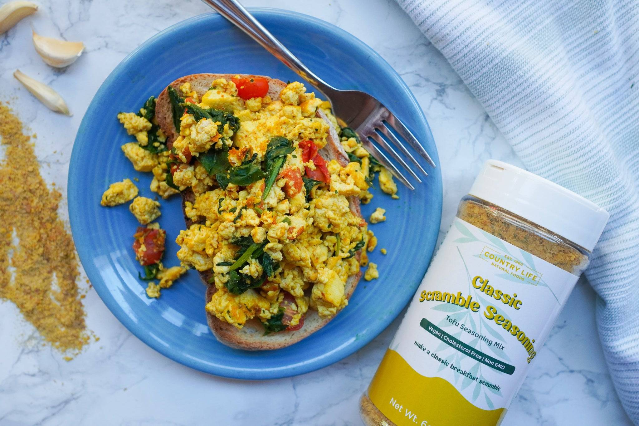 Tofu Scramble Seasonings, 3-Pack, Herbs Spices & Seasonings - Country Life Natural Foods
