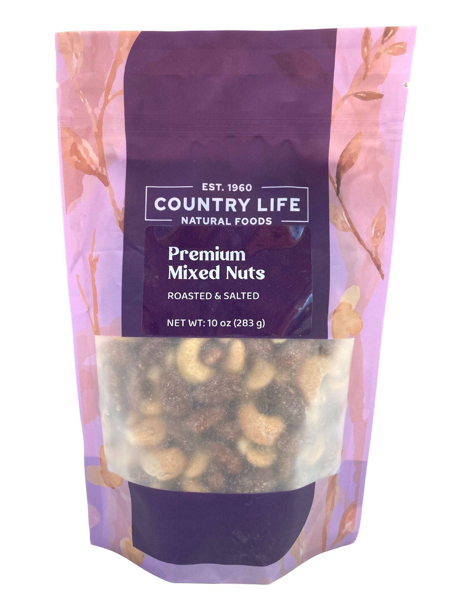 Mixed Nuts, Premium, Roasted, Salted, Trail Mix - Country Life Natural Foods