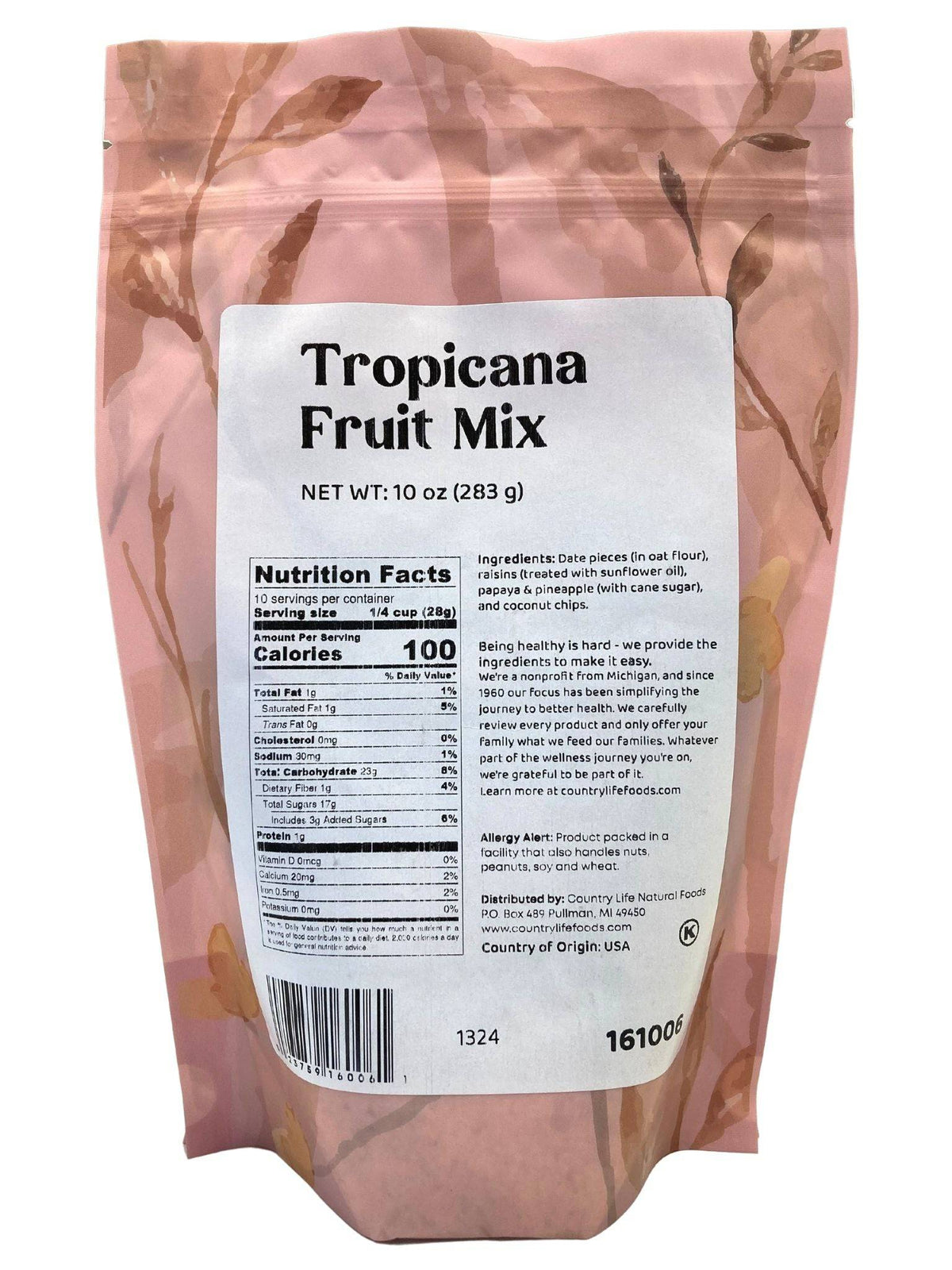 Tropicana Fruit Mix, Trail Mix - Country Life Natural Foods