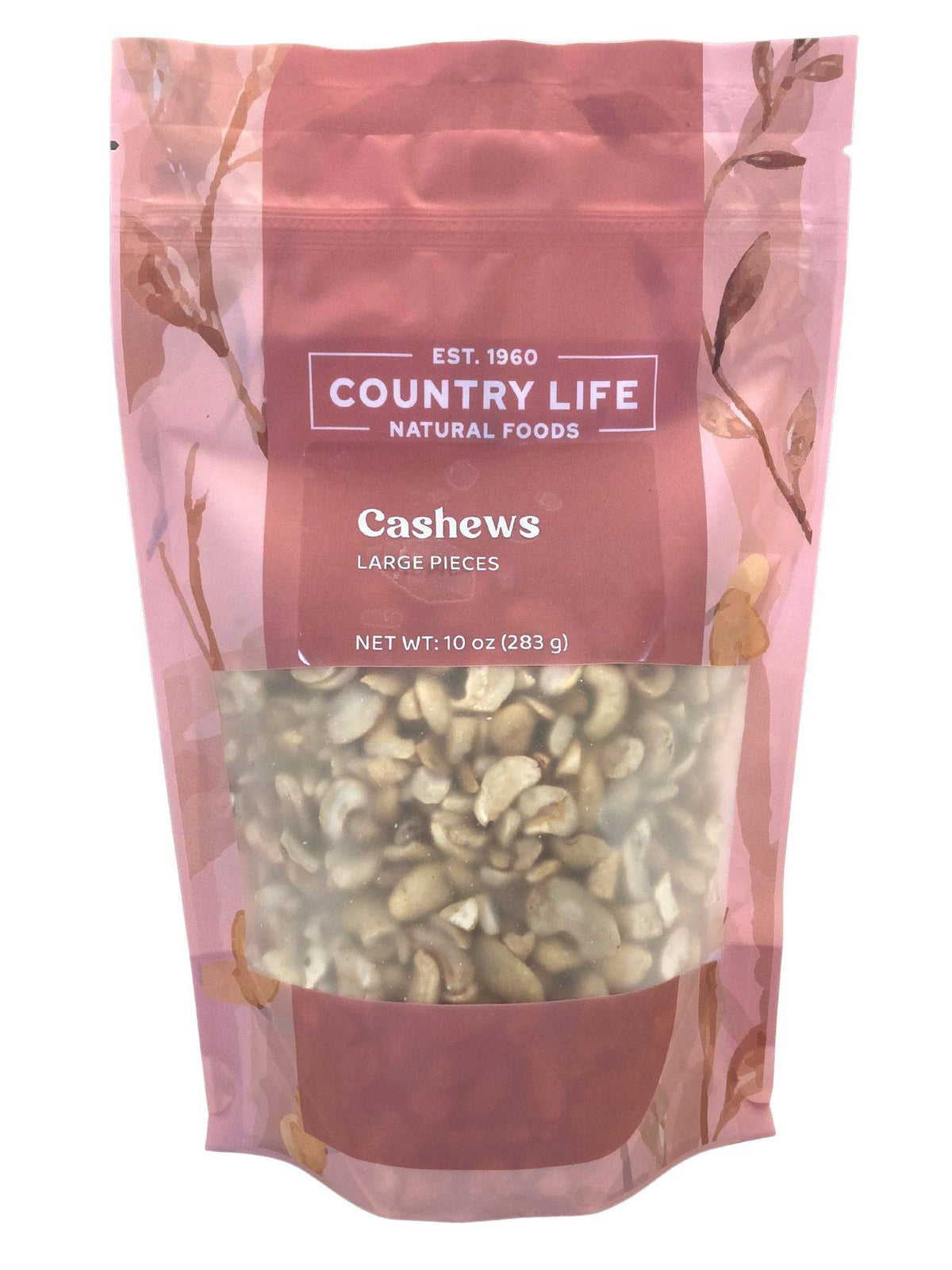 Cashews, Large Pieces, Nuts - Country Life Natural Foods
