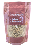 Cashews, Whole, Nuts - Country Life Natural Foods