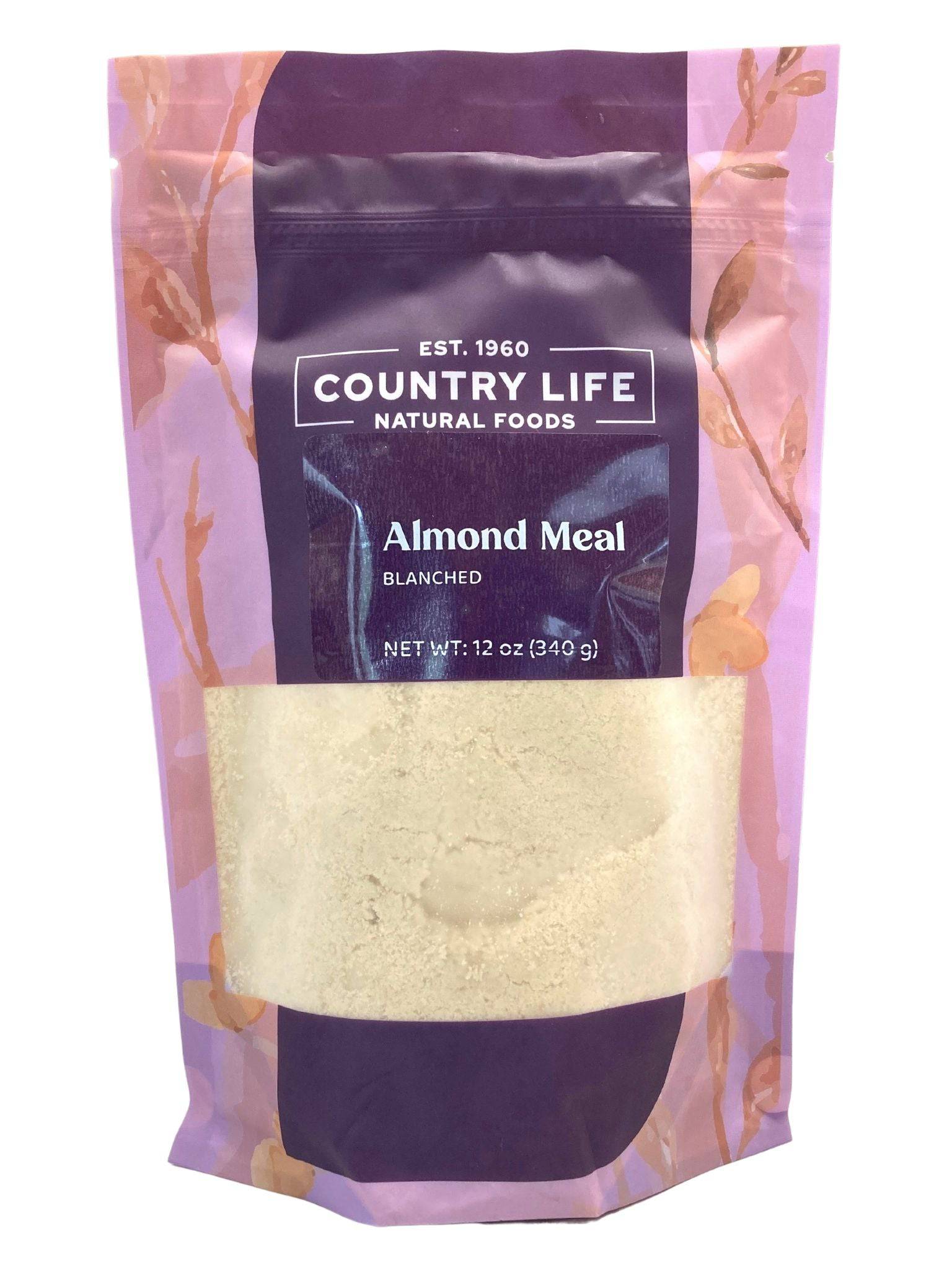 Almond Meal, Fine Ground, Blanched, Flour - Country Life Natural Foods