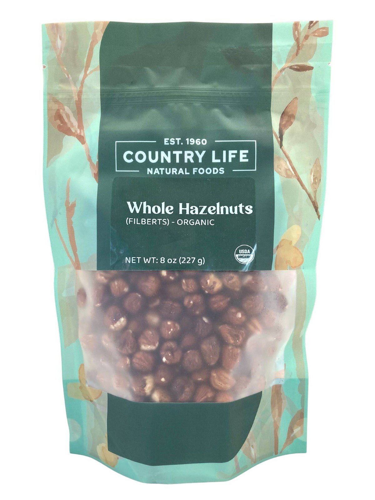 Hazelnuts, Whole, Organic, Nuts - Country Life Natural Foods