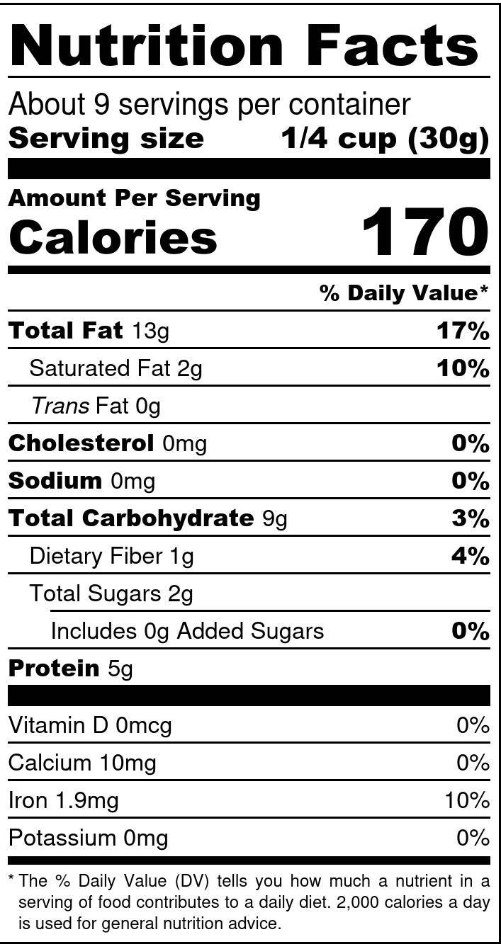 Cashews, Whole 320s, Organic, Nuts - Country Life Natural Foods