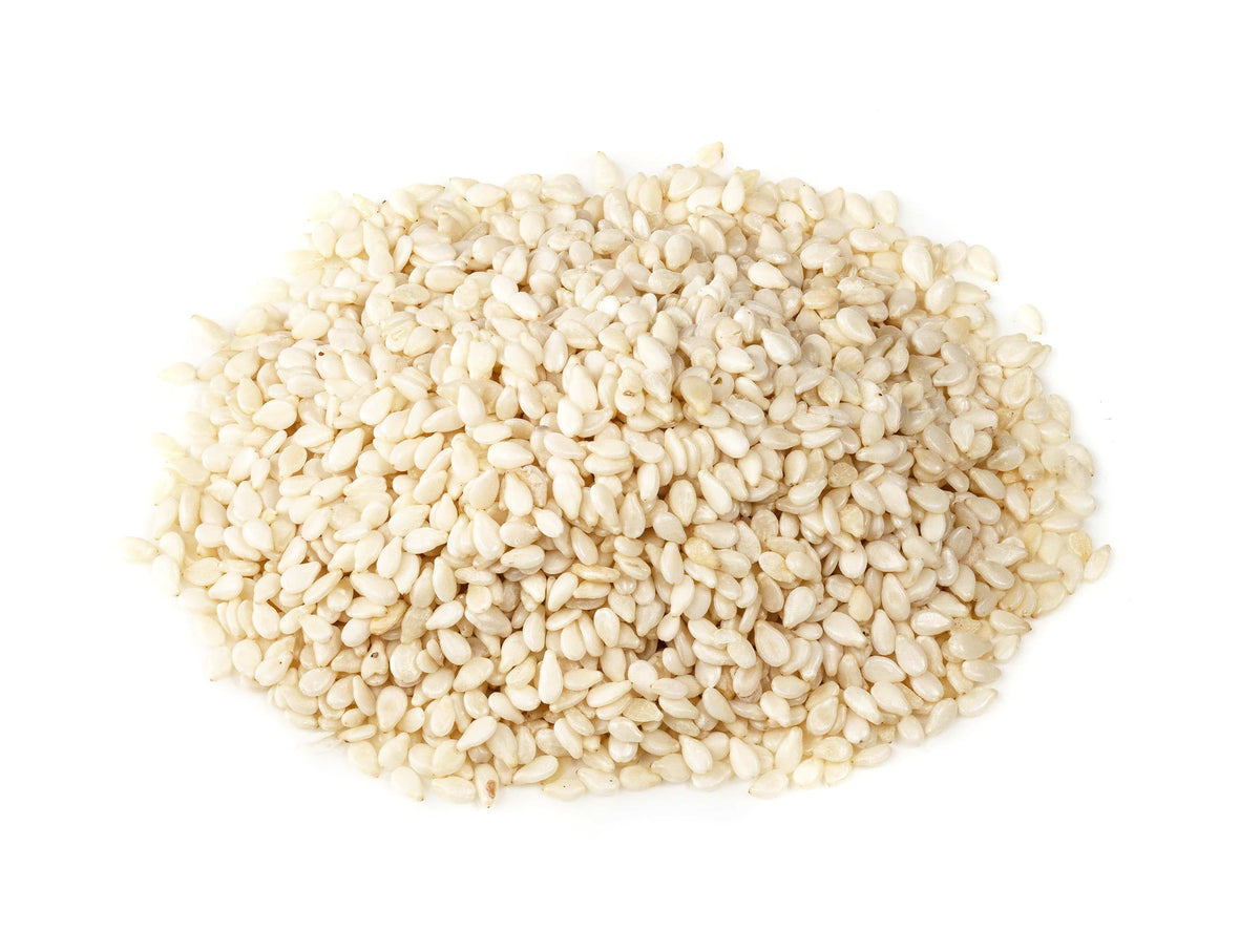 Sesame Seeds, White, Hulled, Seeds - Country Life Natural Foods