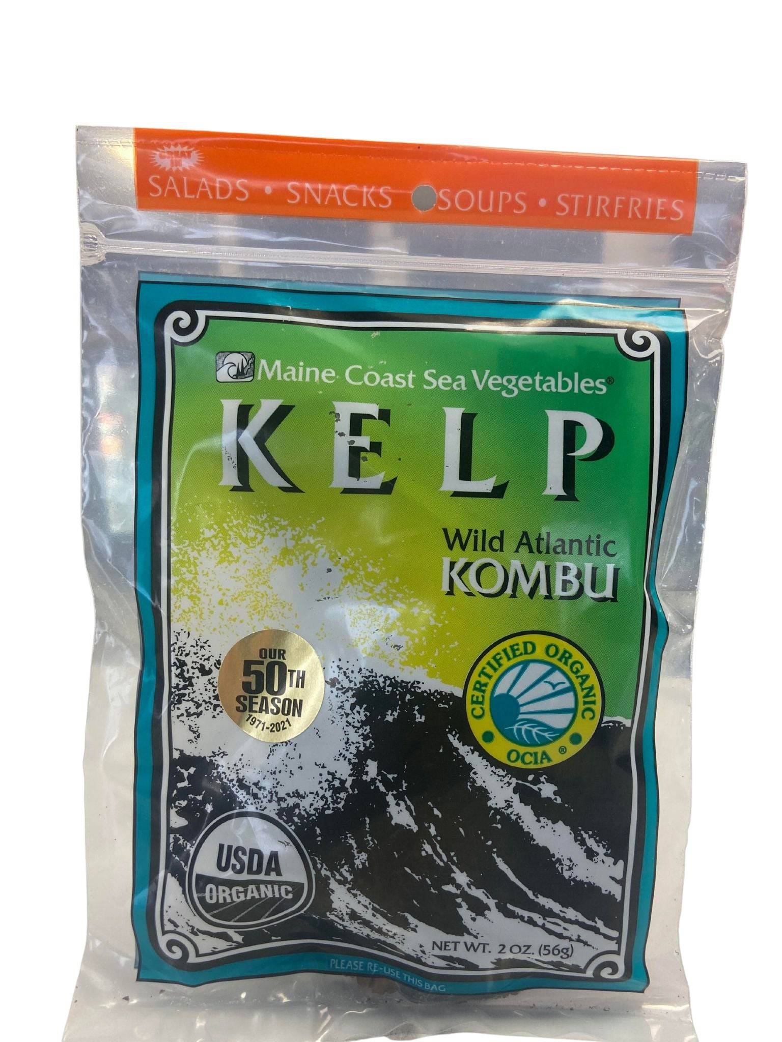 Kelp, Wild Atlantic, Kombu, Savory Snacks - Country Life Natural Foods