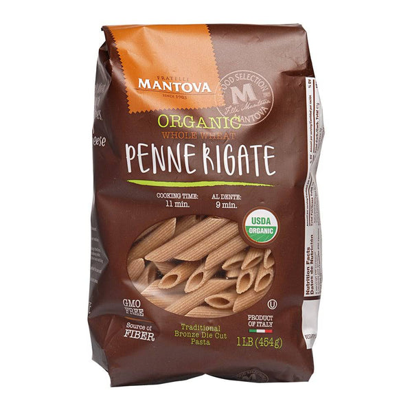Penne Rigate, Whole Wheat, Organic, Pasta & Noodles - Country Life Natural Foods