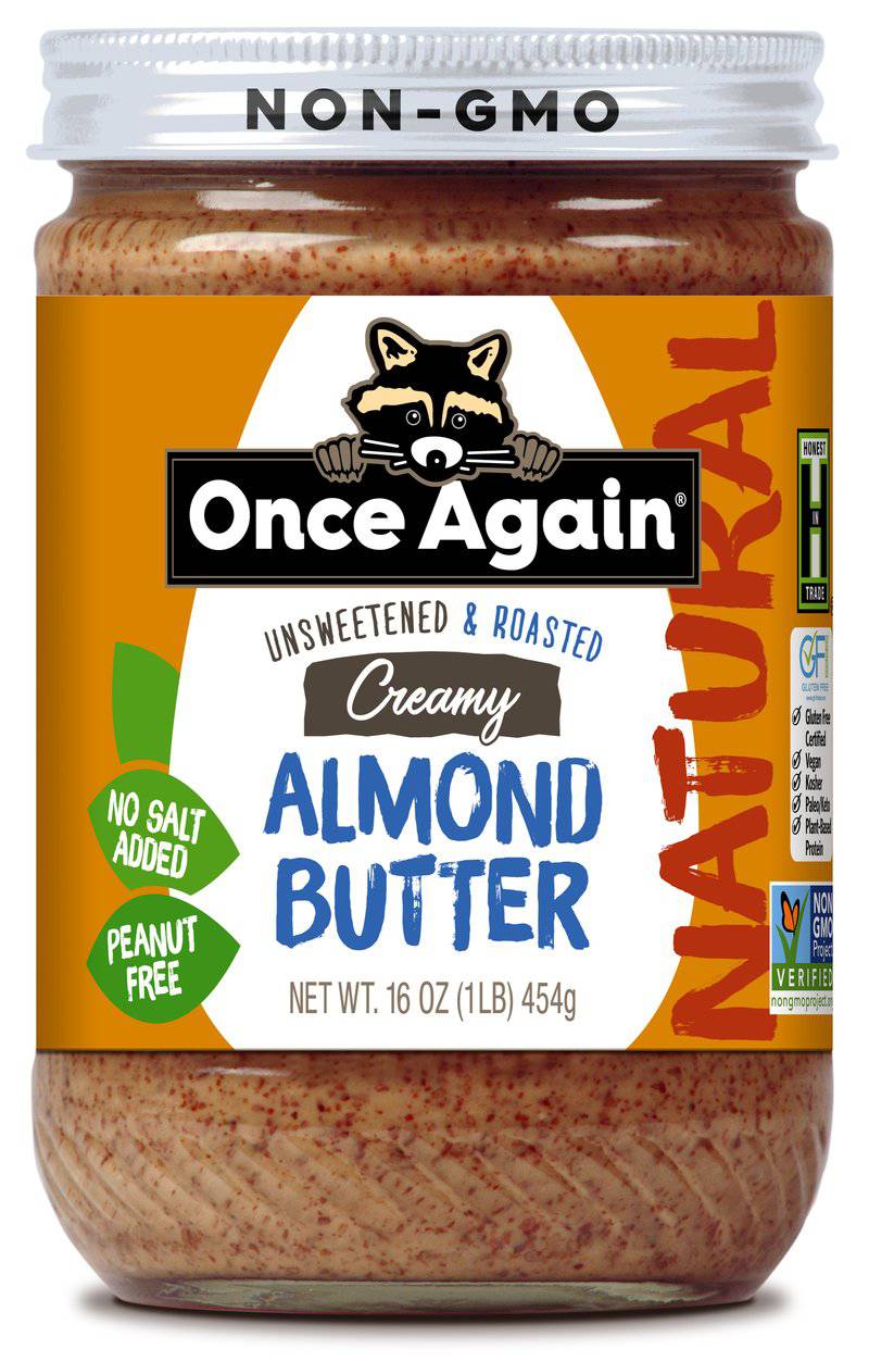 Almond Butter, Creamy, No Salt, Nut & Seed Butters - Country Life Natural Foods