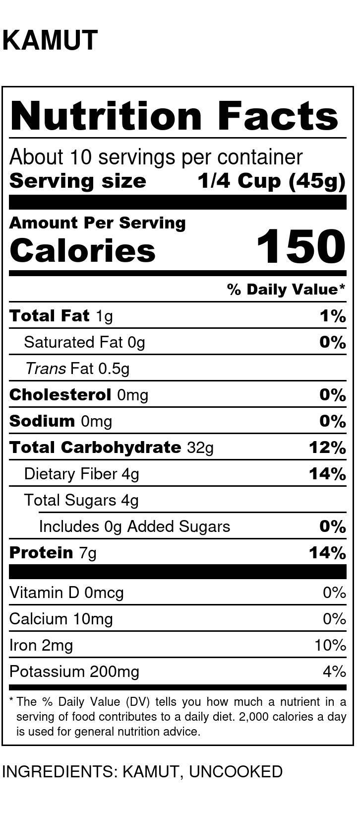 Kamut Grain, Organic, Grains - Country Life Natural Foods