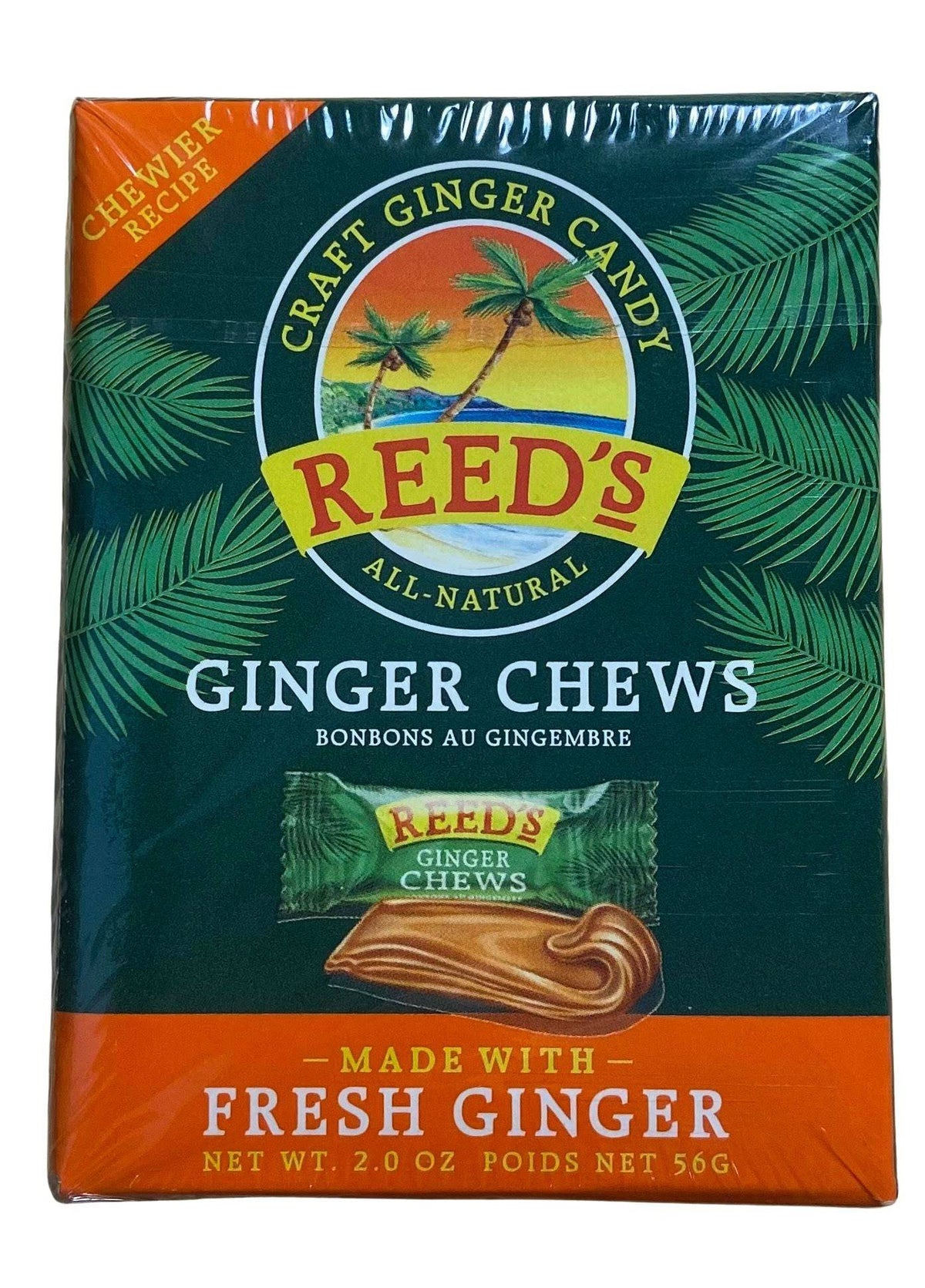 Ginger Chews, Reeds, Candy - Country Life Natural Foods