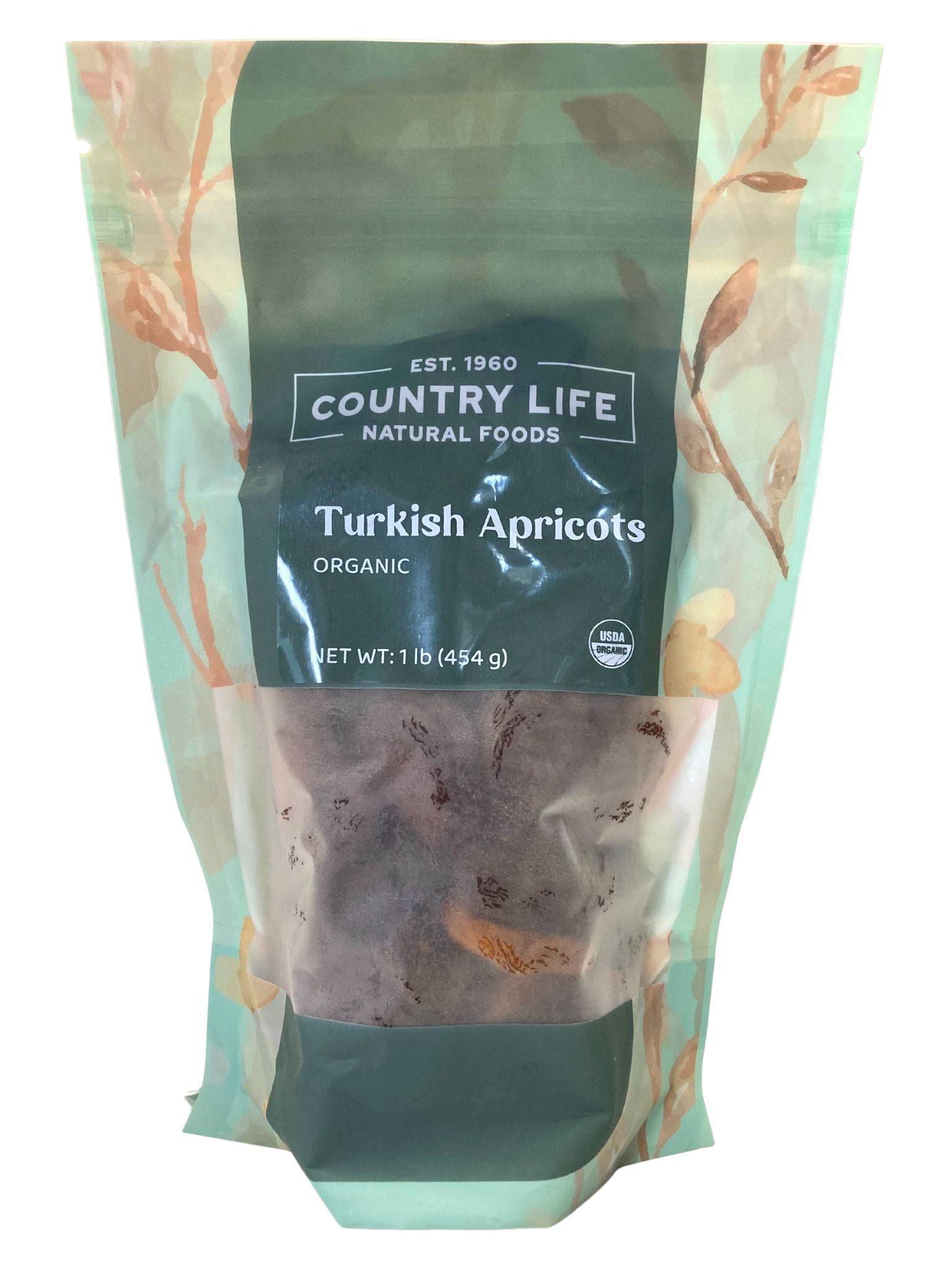 Apricots, Turkish, Organic, Dried Fruit - Country Life Natural Foods