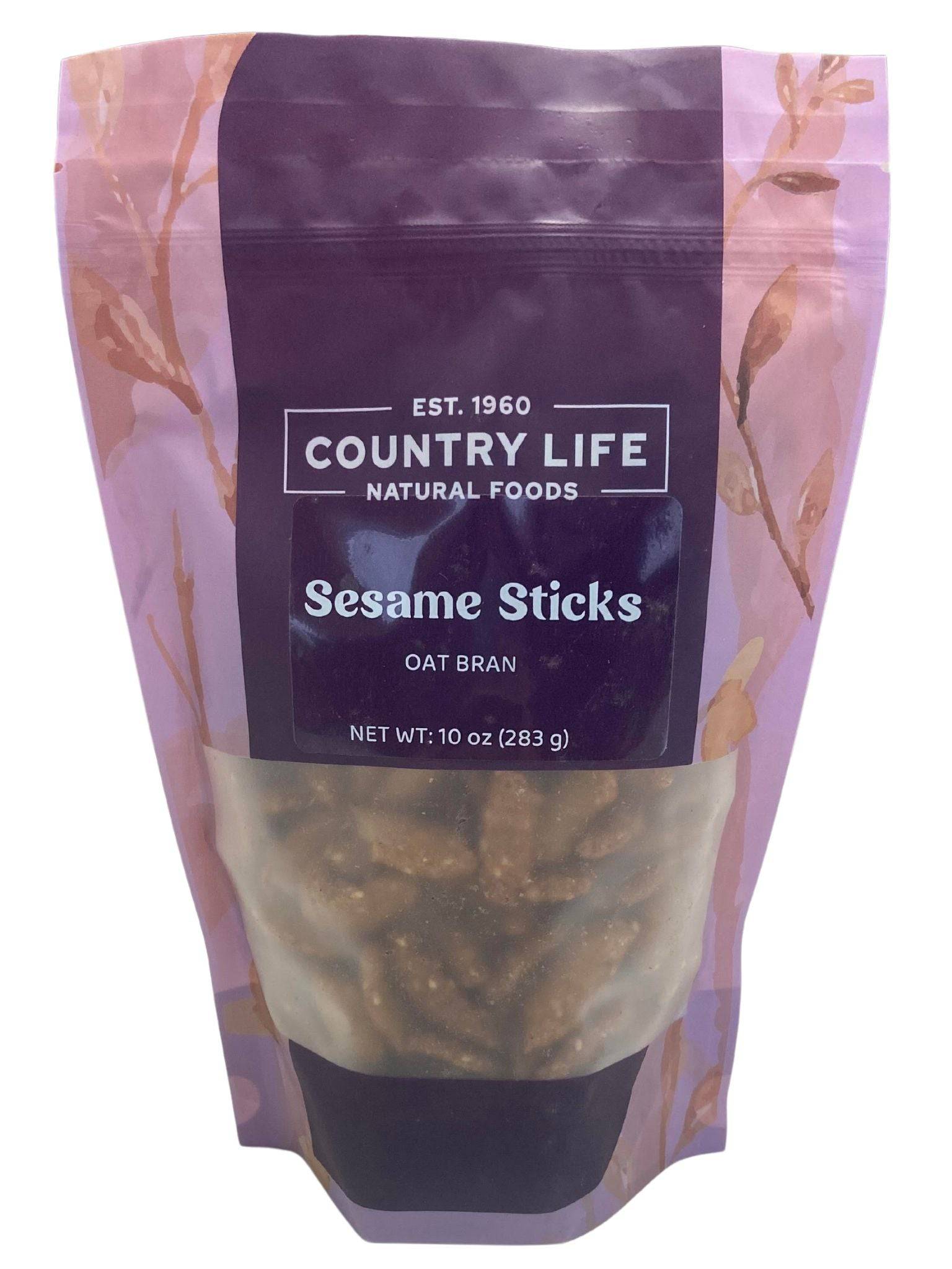 Sesame Sticks, Oat Bran, Savory Snacks - Country Life Natural Foods