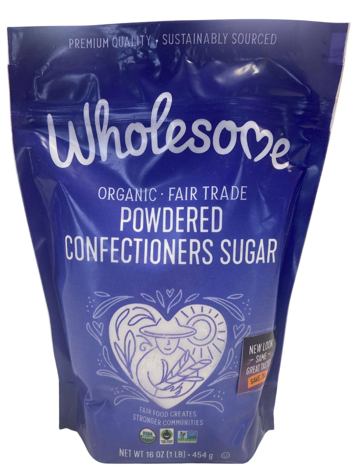 Sugar, Powdered Confectioners, Organic, Cooking & Baking Ingredients - Country Life Natural Foods